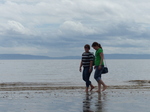 FZ030513 Jenni and Libby walking down Barry beach.jpg